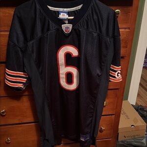 Reebok Navy and Orange Men's Jersey